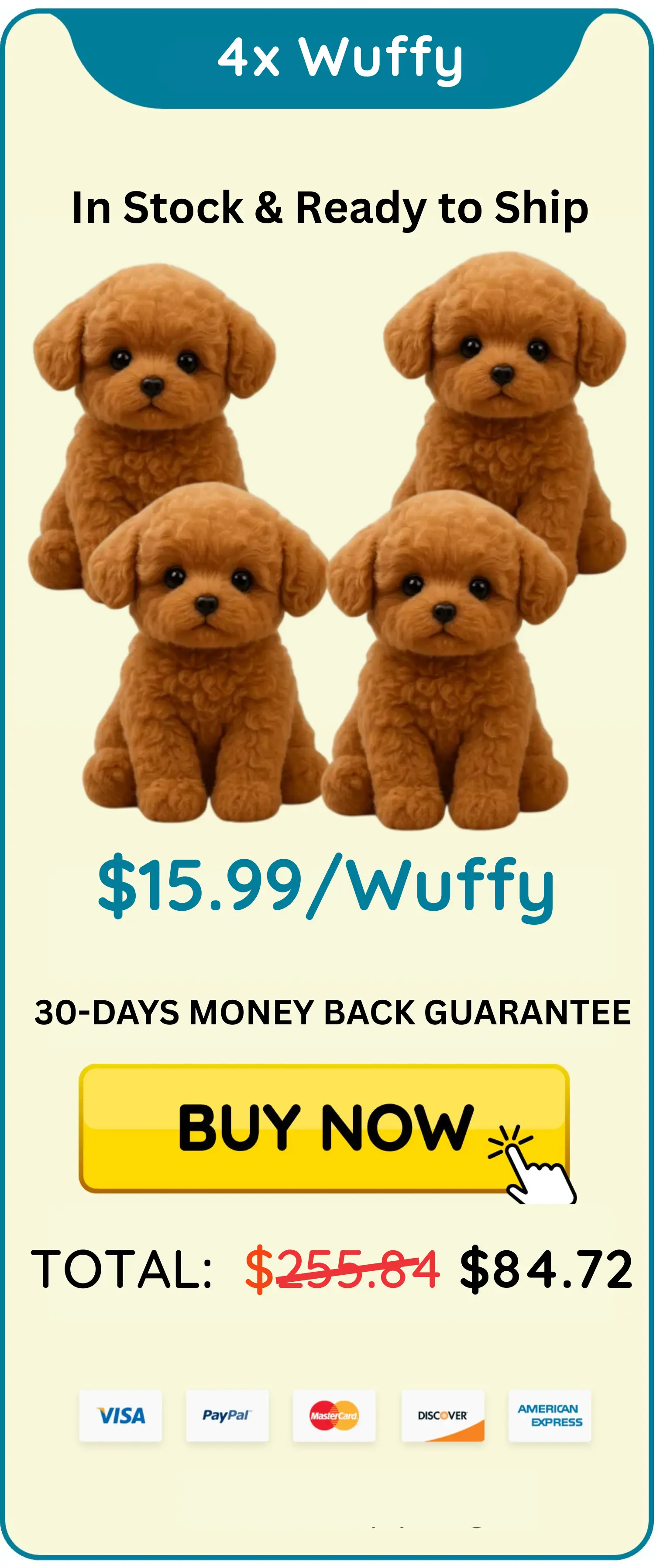 wuffy robot dog 3x unit